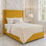 Hilton Divan Bed - Mustard - Image 2