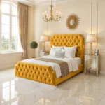 Roll-Top Upholstered - Mustard - Image 2