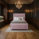 The Elan Upholstered Bed - Pink