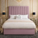 Panel Divan Bed - Pink