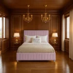 Chelsea Panel Bed - Pink