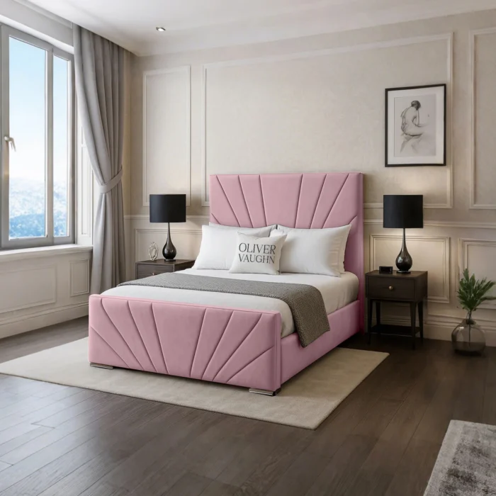 Diego Sunrise Bed - Pink - Image 2