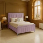 Hilton Panel Bed - Pink - Image 2