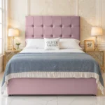 Cube Divan Bed - Pink