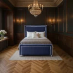 The Elan Upholstered Bed - Royal-Blue