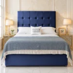 Cube Divan Bed - Royal-Blue