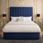 Panel Divan Bed - Royal-Blue