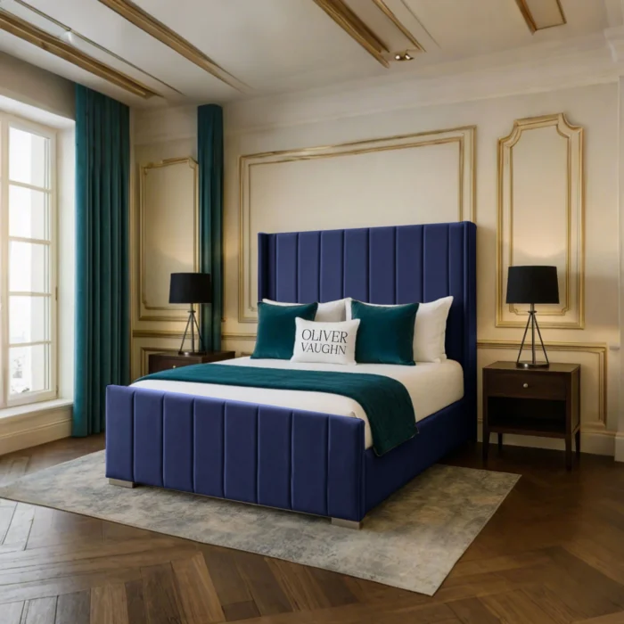 Wing Panel Bed - Royal-Blue - Image 2