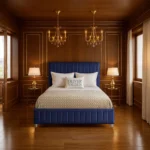 Chelsea Panel Bed - Royal-Blue