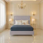 Hilton Sunrise Bed - Silver