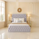 Roll-Top Upholstered - Silver