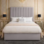 Panel Divan Bed - Silver