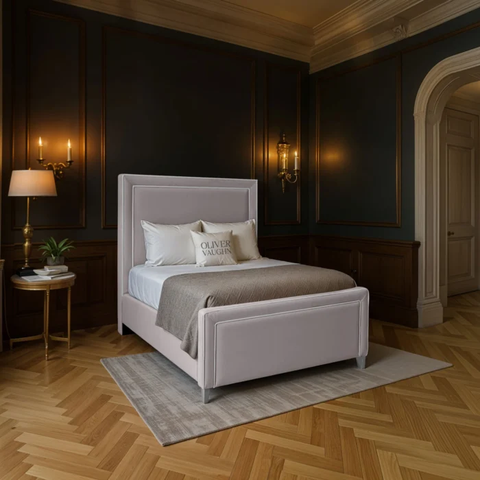 The Elan Upholstered Bed - Silver - Image 2