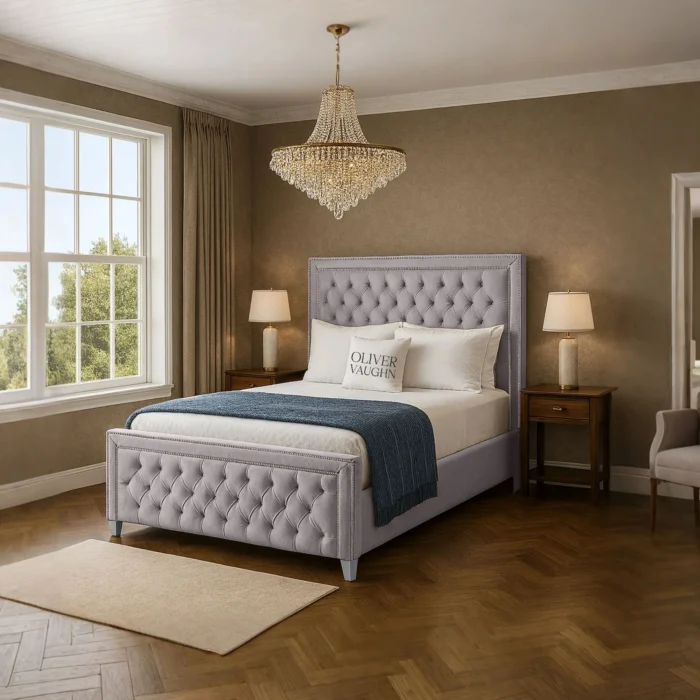 Sofia Chrome Bed - Silver - Image 2