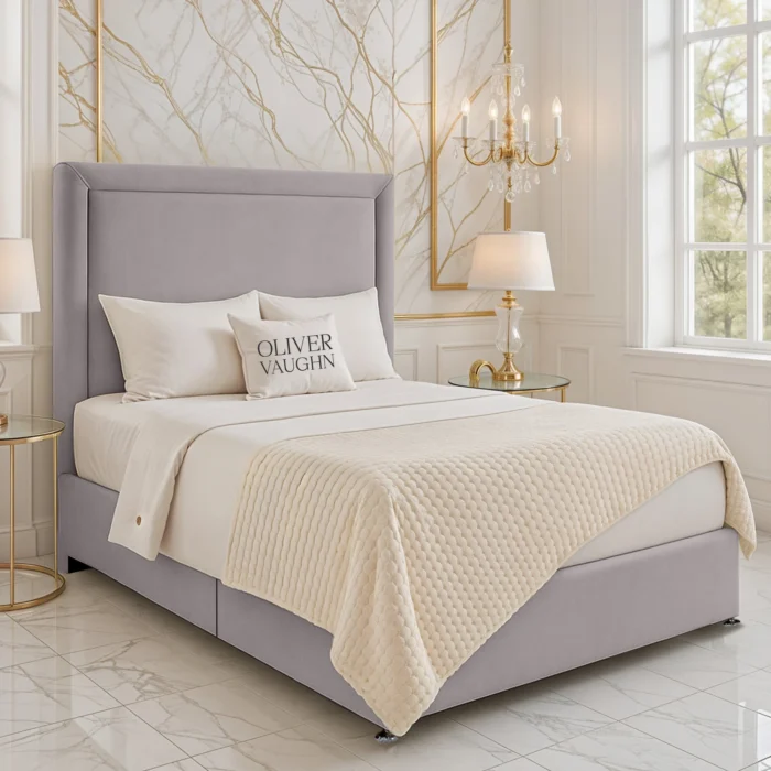 Hilton Divan Bed - Silver - Image 2