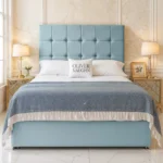 Cube Divan Bed - Sky