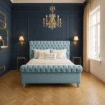Luxury Sleigh Bed - Sky