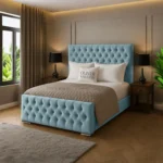 Florida Upholstered Bed - Sky - Image 2
