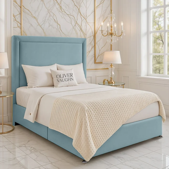 Hilton Divan Bed - Sky - Image 2