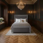 The Elan Upholstered Bed - Steel