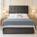 Cube Divan Bed - Steel