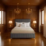Chelsea Panel Bed - Steel