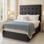 Cube Divan Bed - Steel - Image 2