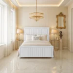 Elizabeth Panel Bed - White