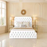 Roll-Top Upholstered - White