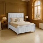 Hilton Panel Bed - White - Image 2