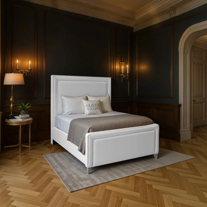 The Elan Upholstered Bed - White - Image 2