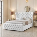 Oxford Wing Bed - White - Image 2