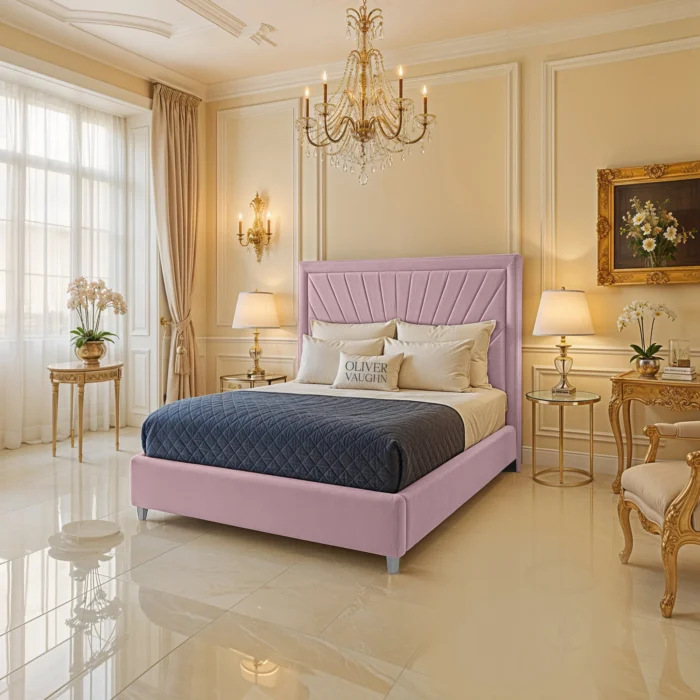 Hilton Sunrise Bed - Pink - Image 2